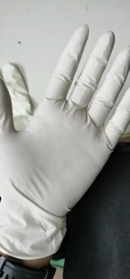 良質の乳液の検査の手袋の白い乳液の手袋は安く乳液の手袋を粉にした